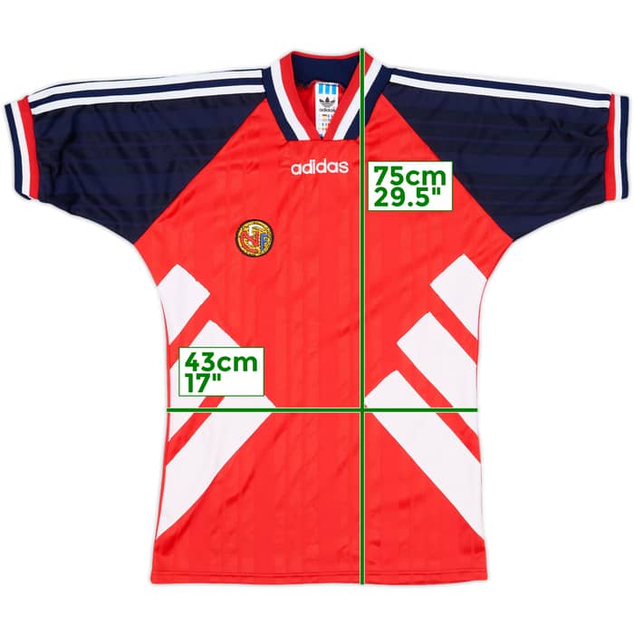 1994-96 Norway Home Shirt #7 - 9/10 - (S)