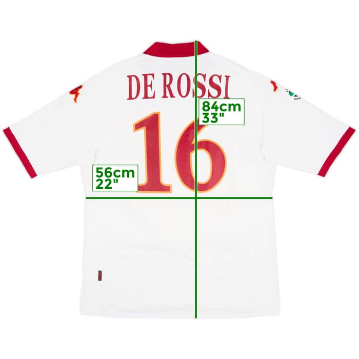 2009-10 Roma Away Shirt De Rossi #16 - 8/10 - (3XL)