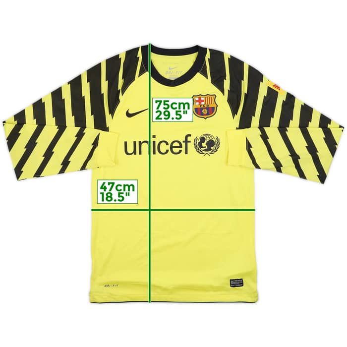 2010-11 Barcelona GK Shirt - 8/10 - (S)
