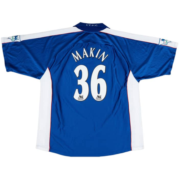 1999-01 Ipswich Home Shirt Makin #36 - 8/10 - (XL)