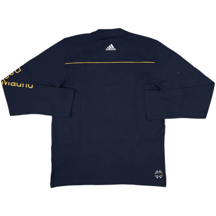 2006-07 Real Madrid adidas Cotton L/S Tee (M)