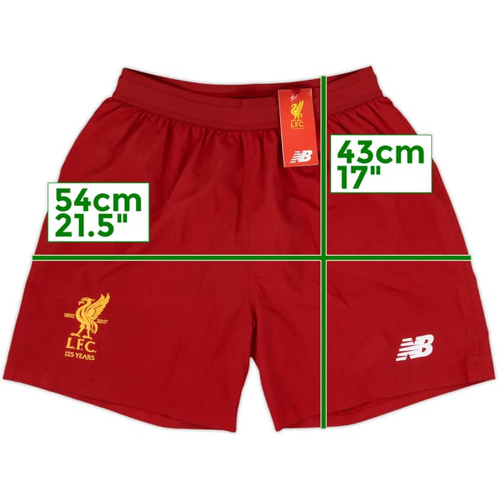 2017-18 Liverpool Home Shorts (S)