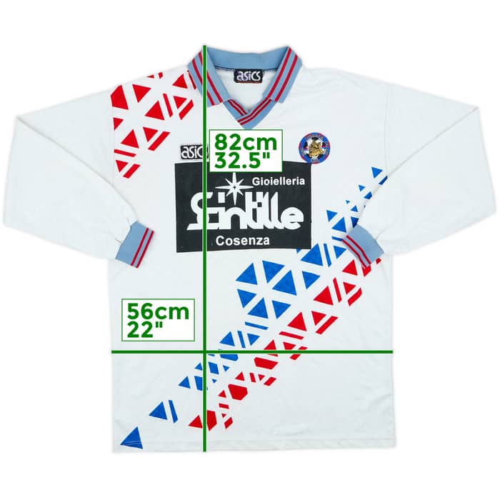 1993-94 Cosenza Match Issue Away L/S Shirt #15