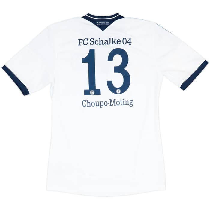 2013-15 Schalke Away Shirt Choupo-Moting #13 - 8/10 - (M.Boys)