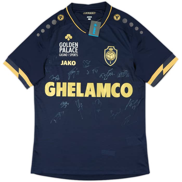 2021-22 Royal Antwerp Squad Signed Third Shirt (S)