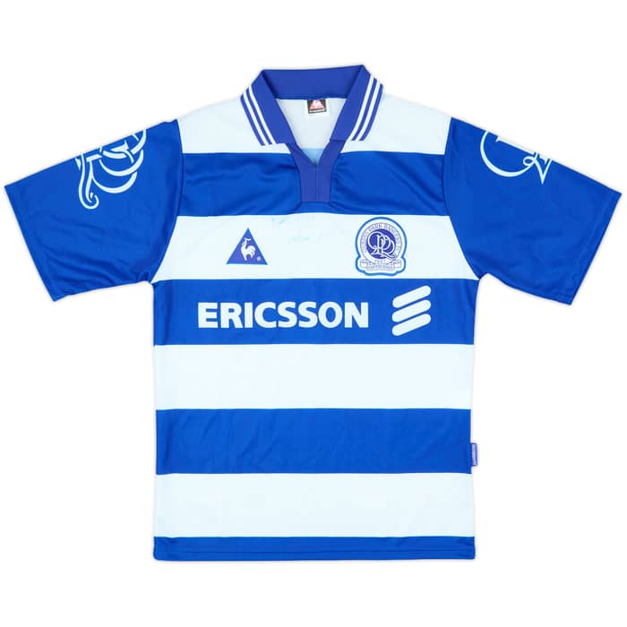 1997-99 QPR Signed Home Shirt - 8/10 - (M)