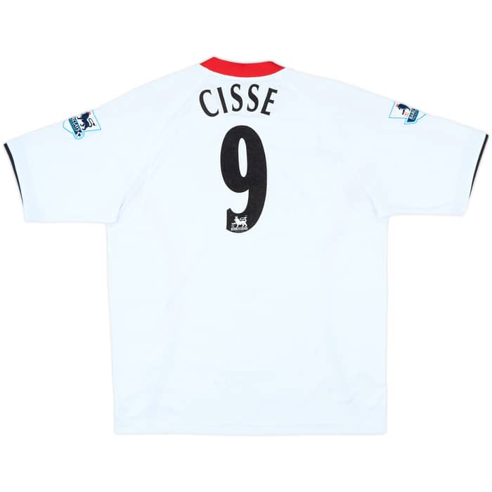 2005-06 Liverpool Signed Away Shirt Cisse #9 - 4/10 - (L)