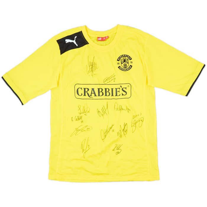 2012-13 Hibernian Squad Signed Third Shirt Thomson #38 - 7/10 - (L)