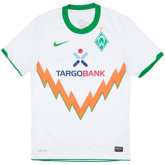 2010-11 Werder Bremen Signed Away Shirt - 8/10 - (S)