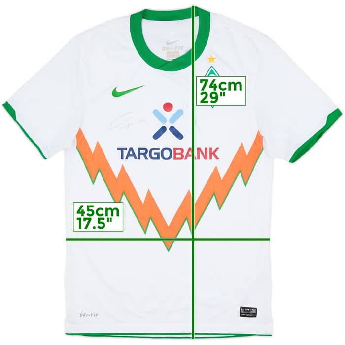2010-11 Werder Bremen Signed Away Shirt - 8/10 - (S)