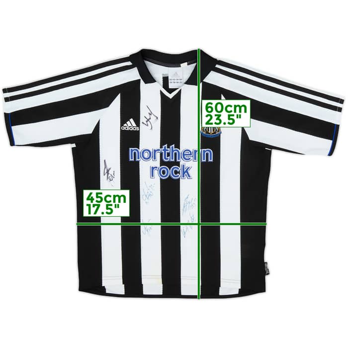 2003-05 Newcastle Signed Home Shirt - 8/10 - (L.Boys)