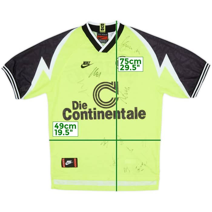 1995-96 Borussia Dortmund Signed Home Shirt - 8/10 - (S)
