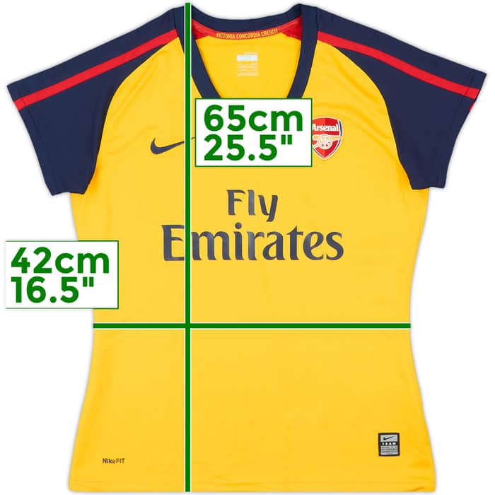 2008-09 Arsenal Away Shirt - 8/10 - (Women's L)