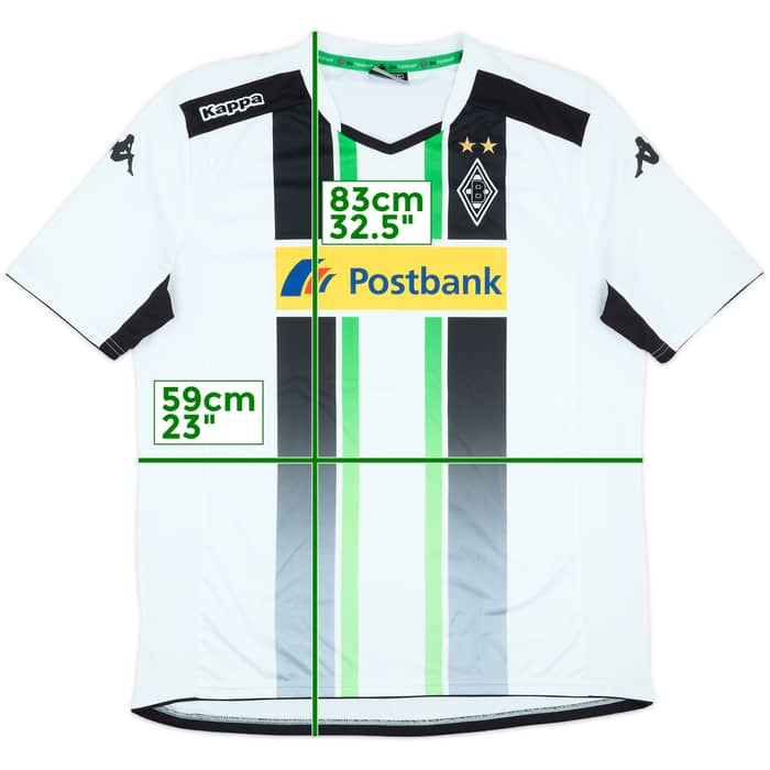 2014-15 Borussia Monchengladbach Signed Home Shirt - 9/10 - (XXL)