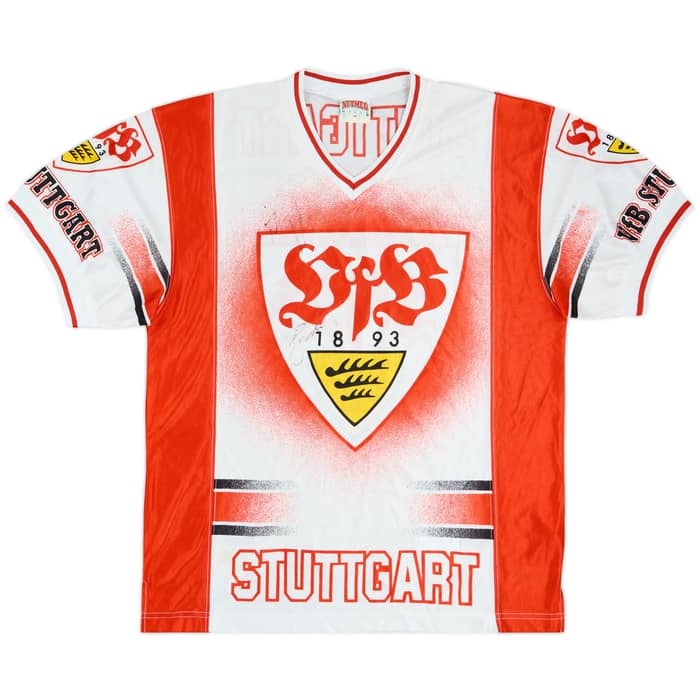 1990s Stuttgart Nutmeg Signed Graphic Shirt - 9/10 - (M)