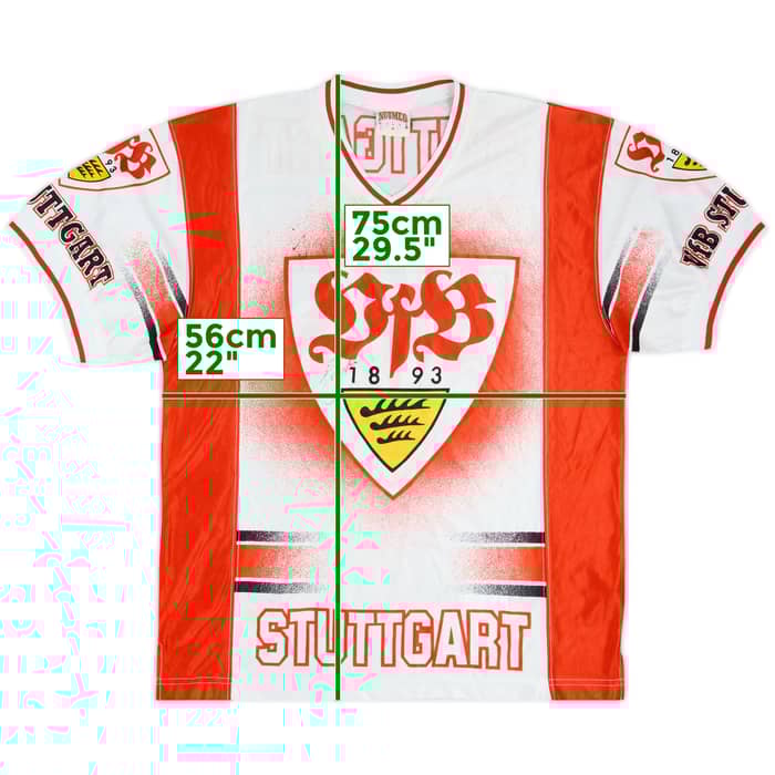 1990s Stuttgart Nutmeg Signed Graphic Shirt - 9/10 - (M)