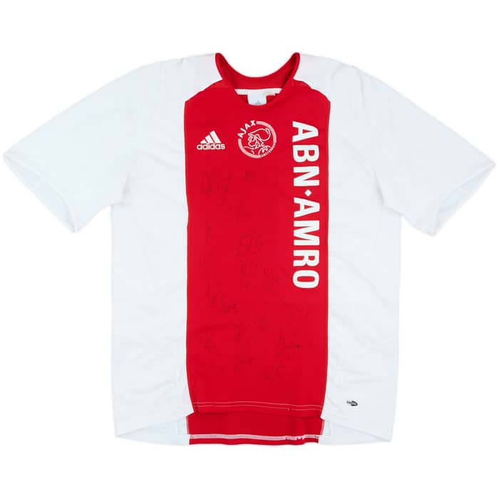 2005-06 Ajax Signed Home Shirt - 8/10 - (L)