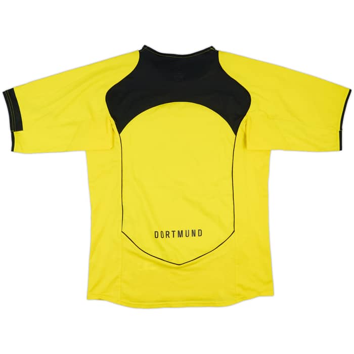 2004-05 Borussia Dortmund Signed Home Shirt - 8/10 - (M)