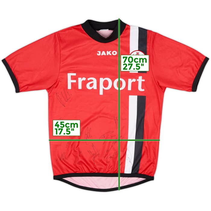 2005-06 Eintracht Frankfurt Signed Home Shirt - 8/10 - (XS)