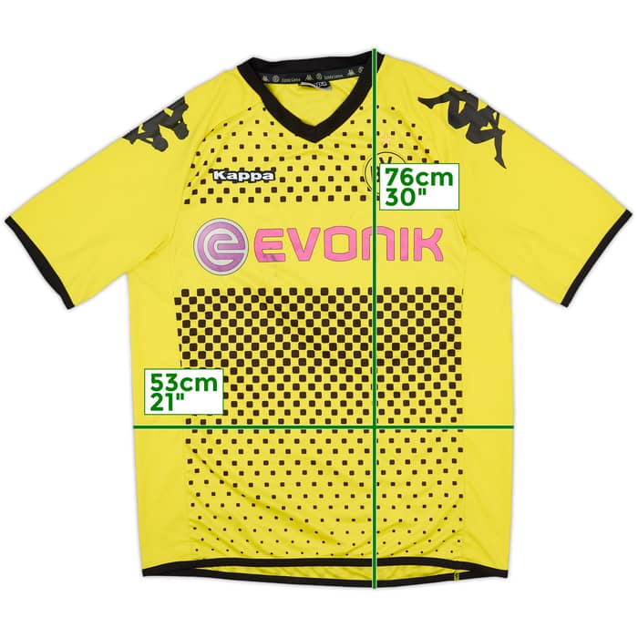 2011-12 Borussia Dortmund Signed Home Shirt - 6/10 - (L)