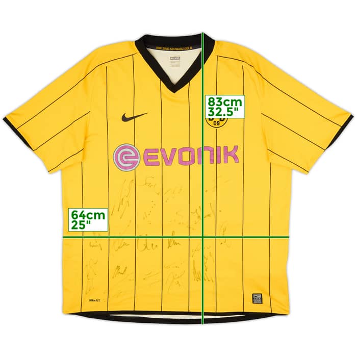 2008-09 Borussia Dortmund Signed Home Shirt - 8/10 - (XXL)