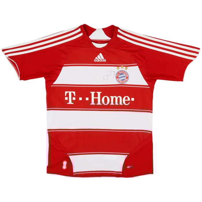 2007-08 Bayern Munich Signed Home Shirt Schweinsteiger #31 - 7/10 - (L.Boys)
