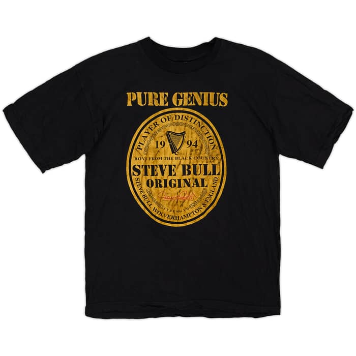 1994-95 Wolves 'Steve Bull Pure Genius' Graphic Tee Bull #9 - 6/10 - (XL)