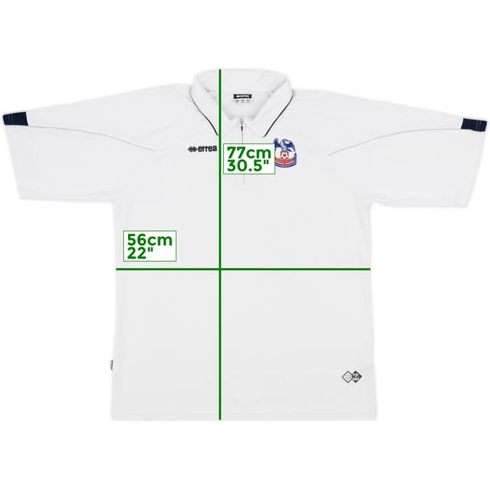 2007-08 Crystal Palace Errea 1/4 Zip Polo Shirt - 6/10 - (3XL)