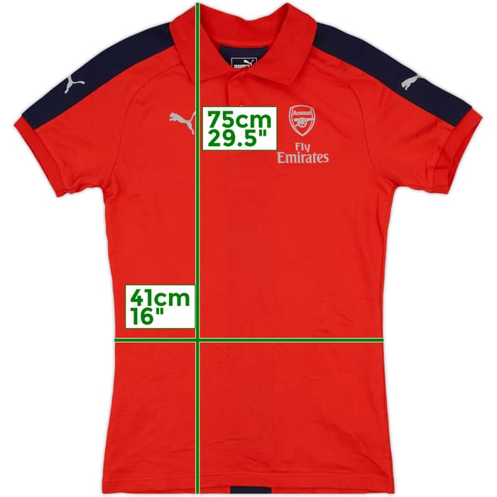 2016-17 Arsenal Puma Polo Shirt - 8/10 - (S)