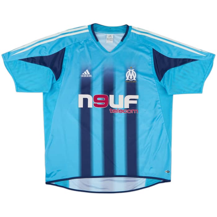 2004-05 Olympique Marseille Away Shirt Lizarazu #3 - 6/10 - (XL)