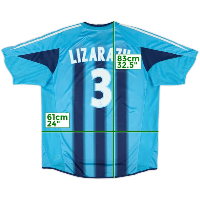 2004-05 Olympique Marseille Away Shirt Lizarazu #3 - 6/10 - (XL)