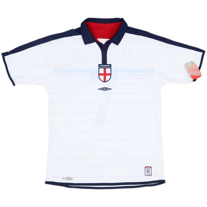 2003-05 England Home Shirt Beckham #7 (M)