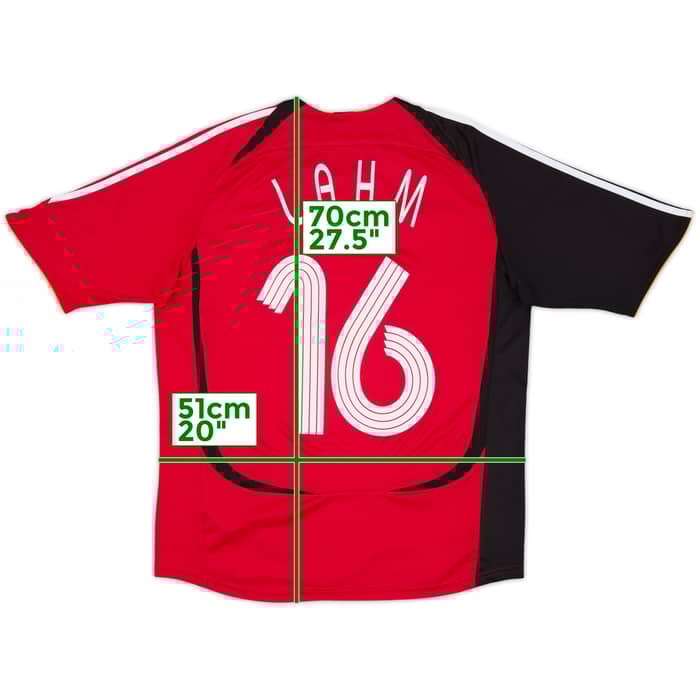 2005-07 Germany Away Shirt Lahm #16 - 8/10 - (XL.Boys)