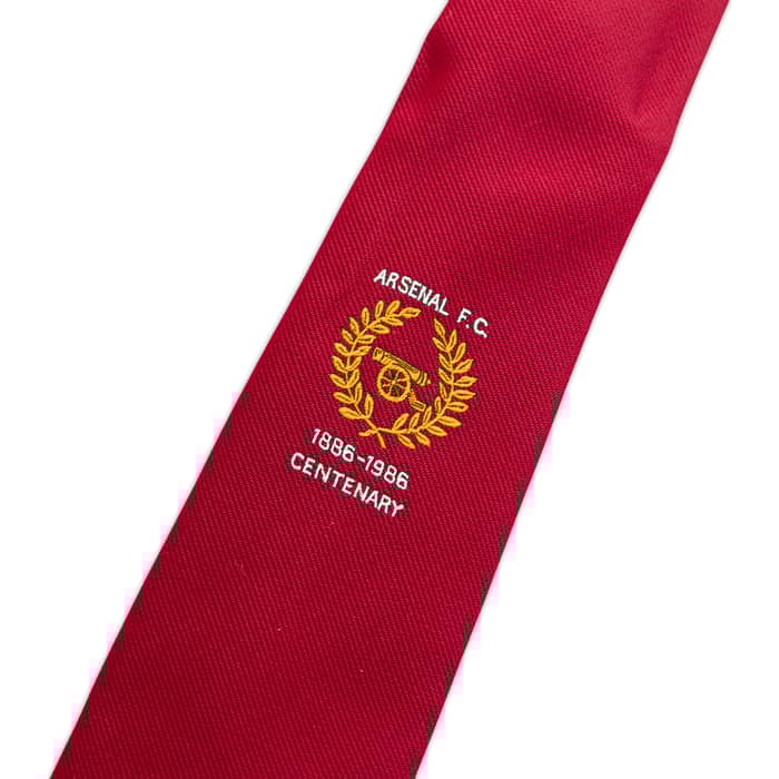 1985-86 Arsenal Club Issue Centenary Tie