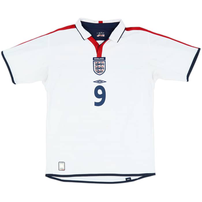 2003-05 England Home Shirt Rooney #9 - 7/10 - (M)