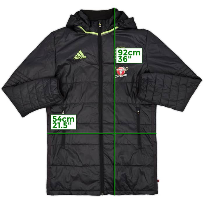 2016-17 Chelsea adidas Padded Bench Coat - 7/10 - (M)