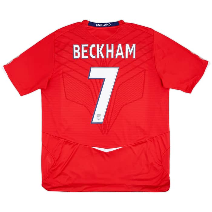 2008-10 England Maillot Extérieur Beckham #7