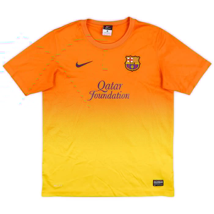 2012-13 Barcelona Basic Away Shirt - 8/10 - (XL.Boys)