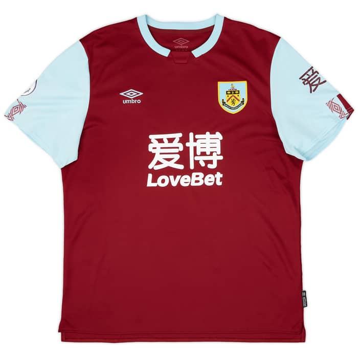 2019-20 Burnley Home Shirt Mee #6 - 9/10 - (XL)