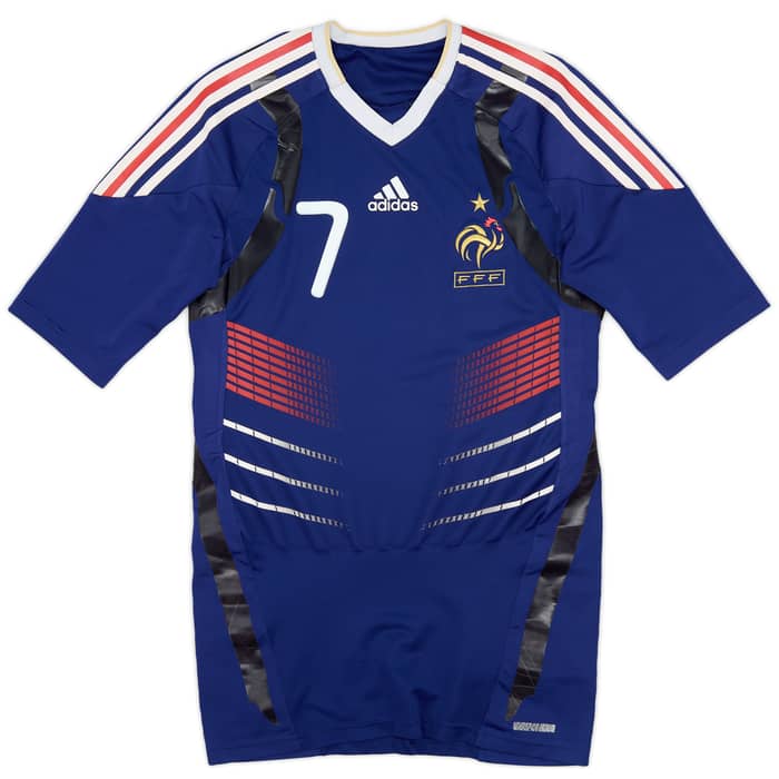 2009-10 France Player Issue Techfit Home Shirt Ribery #7 - 8/10 - (S)