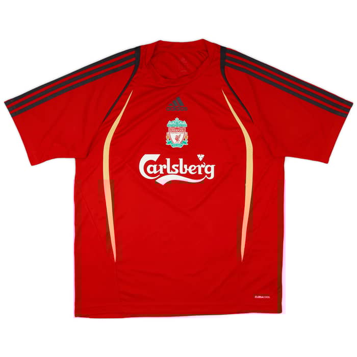 2009-10 Liverpool adidas Training Shirt - 8/10 - (XL)