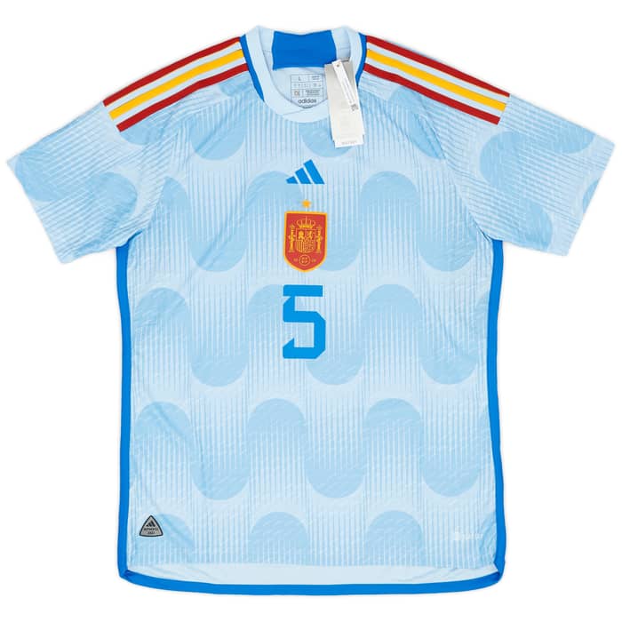 2022-23 Spain Authentic Away Shirt Sergio #5
