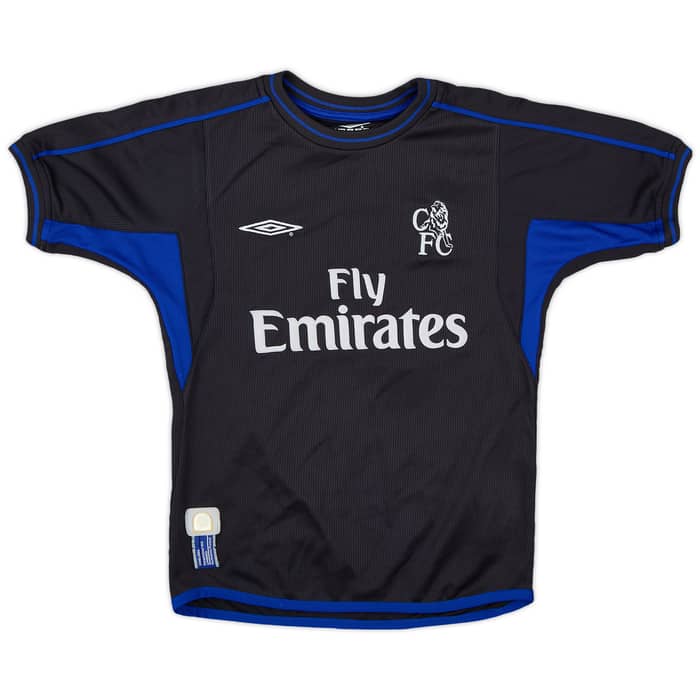 2002-04 Chelsea Away Shirt Zola #25 - 7/10 - (S.Boys)