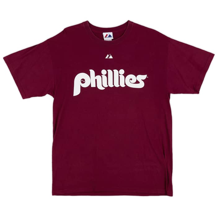 2009 Philadelphia Phillies Utley #26 Majestic Tee - 6/10 - (L)