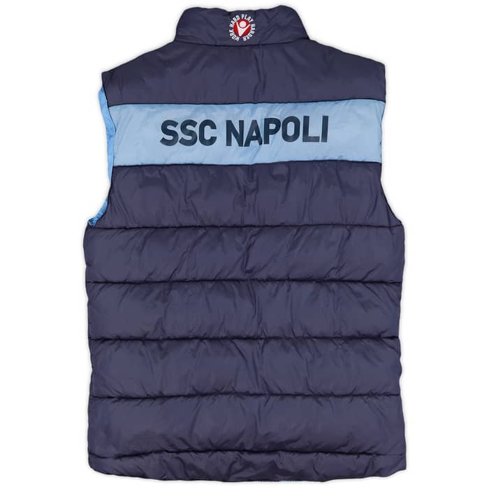 2014-15 Napoli Macron Padded Gilet - 8/10 - (XL.Boys)