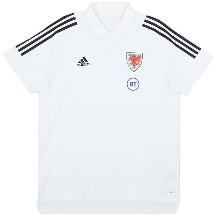 2020-21 Wales adidas Polo T-Shirt - 5/10