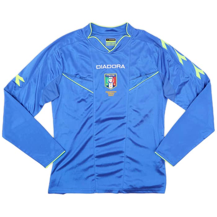 2013-14 Italy Diadora Referee L/S Shirt - 9/10 - (XS)