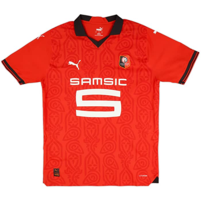 2023-24 Stade Rennais Authentic Home Shirt Doue #33