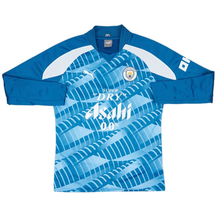 2023-24 Manchester City Player Issue Pre-Match Sweat Top # - 9/10