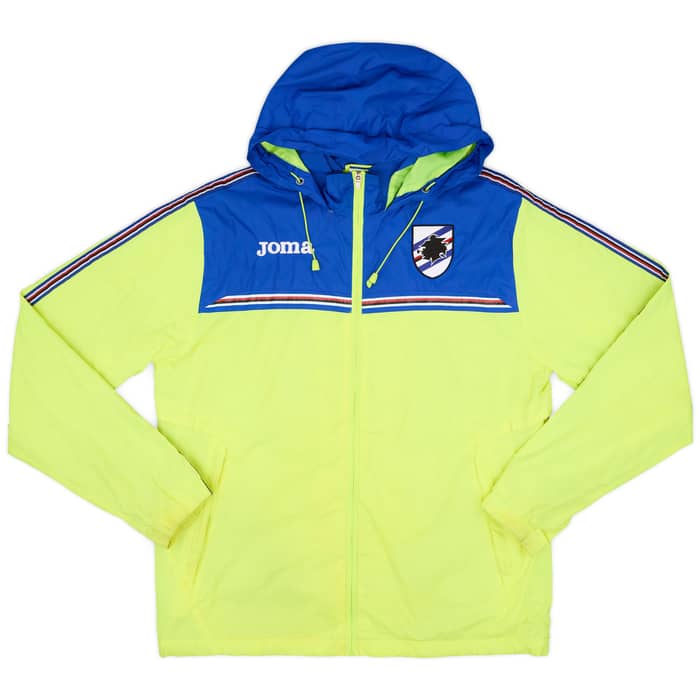 2016-17 Sampdoria Joma Hooded Rain Jacket - 8/10 - (L)